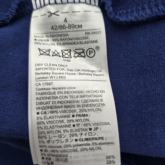 Comfortable Blue Shift Dress - Picture 5 of 8